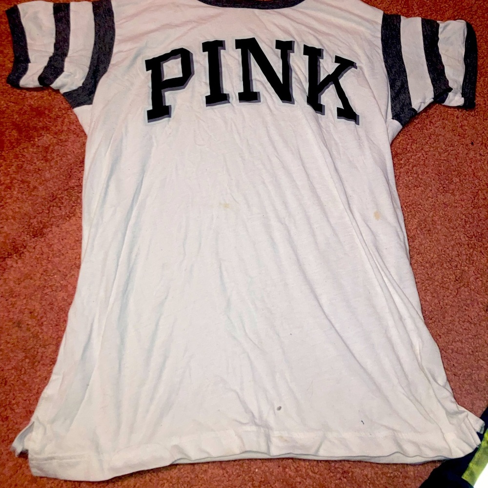 PINK t shirt.